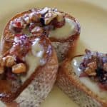 Brie with Grape Salsa