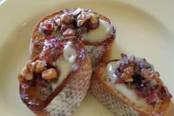 Brie with Grape Salsa