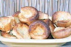 platter of hazelnut popovers