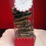chocolate peppermint shortbread cookies