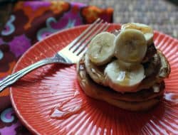 Stack of Banana pancakes