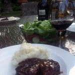 ribeye steak with mesa steak sauce