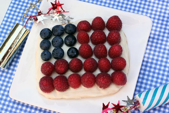 flag cookie tart