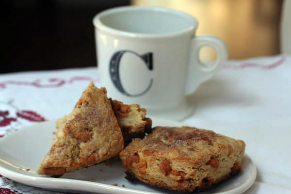 Cinnamon Butterscotch Scones