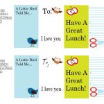 Free Download:  School Lunch Tags