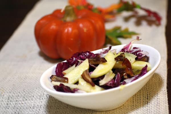 Apple Hazelnut Radicchio Salad Recipe