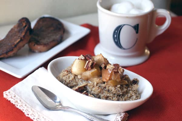 Roasted Cinnamon Apple Oatmeal Because Meals Matter