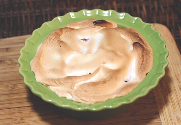 Sweet Potatoes with Cinnamon Meringue