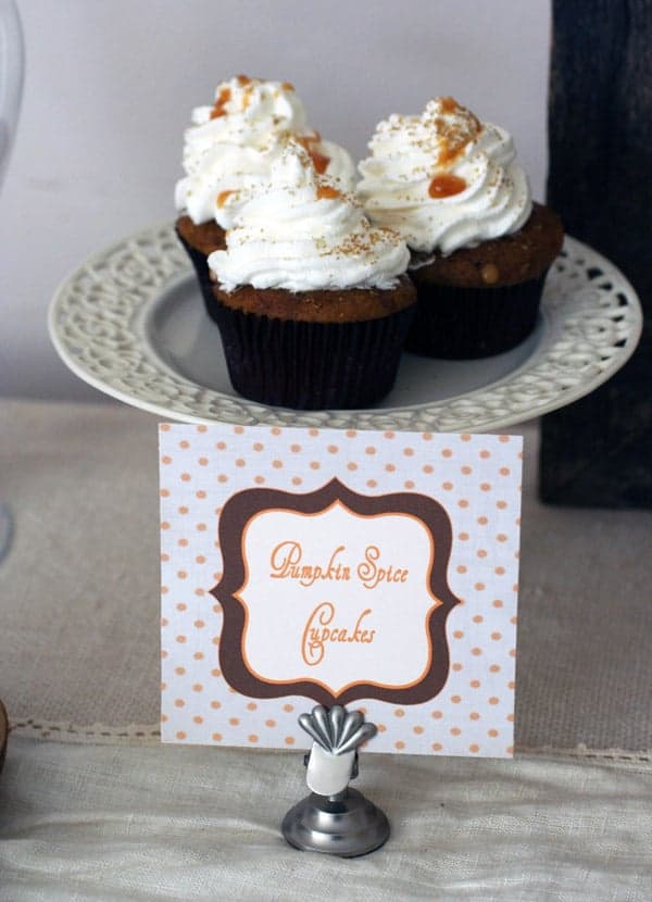 Pumpkin Spice Latte Cupcakes