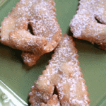 Plate of 3 fattigman cookies
