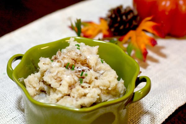 Browned Butter Parmesan Mashed Potatoes