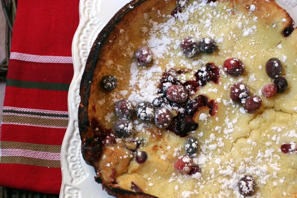 Cranberry Dutch Baby