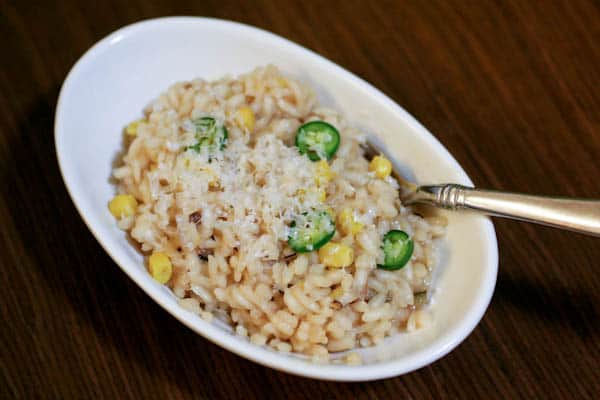 Green Chile Meyer Lemon Risotto