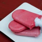 Strawberry Honey Popsicles – Lactose Free & a Giveaway!
