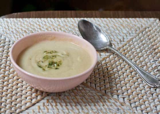 Roasted Garlic Potato Soup