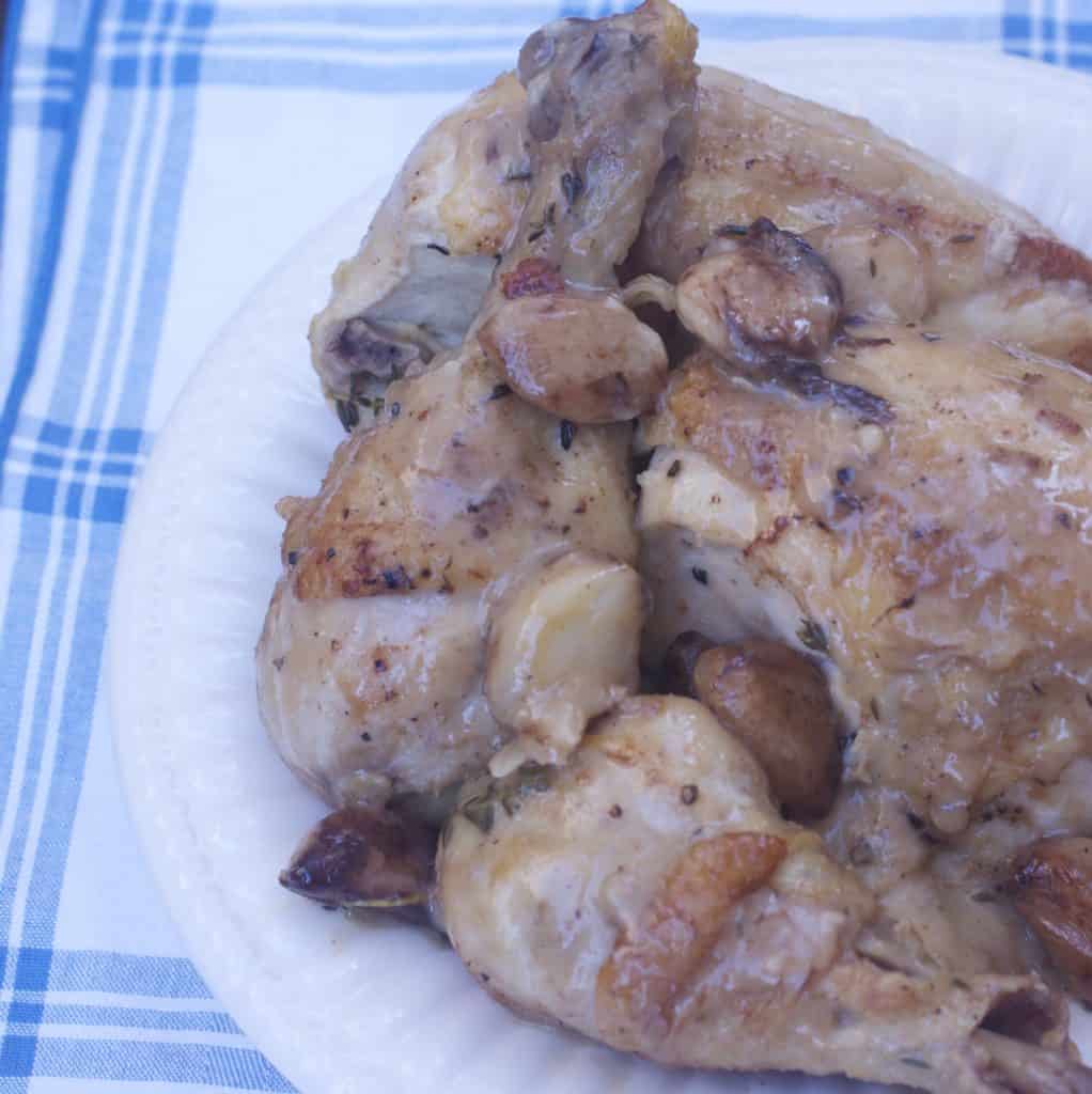 forty clove garlic chicken