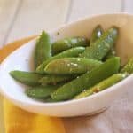 roasted snap peas