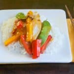 orange chicken stir fry