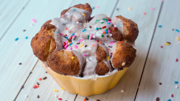 cake batter monkey bread