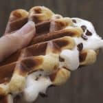 s'mores waffle sandwich