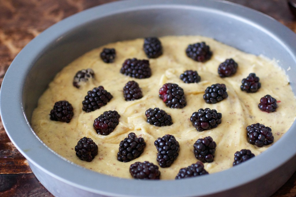 almond-olallieberry-snakc-cake-in-pan