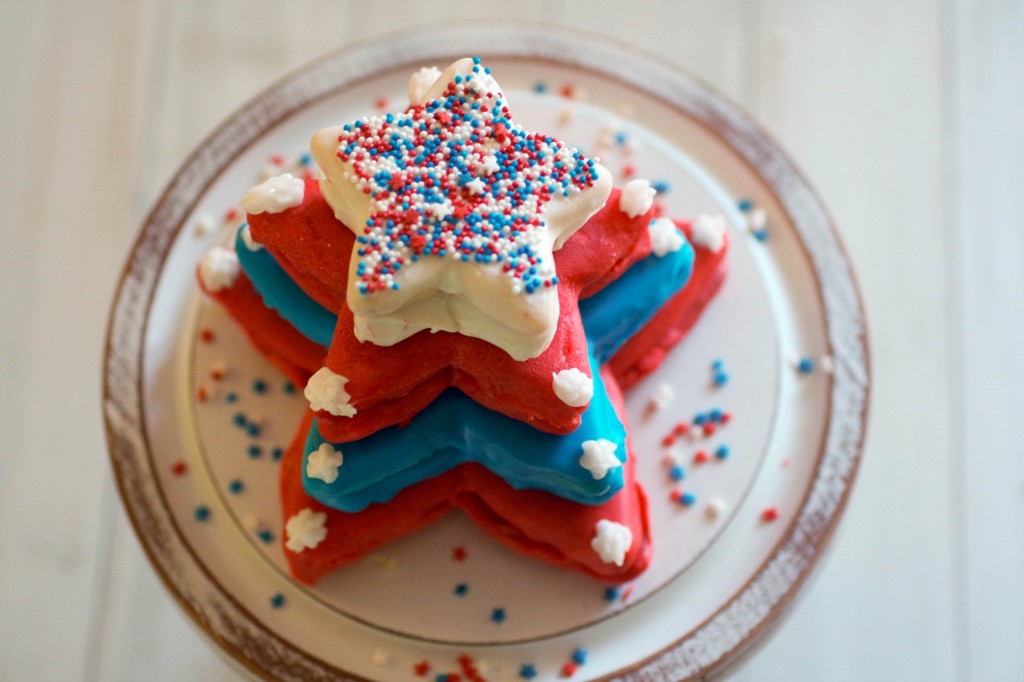 star cookie cake