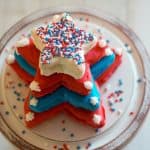 star cookie cake