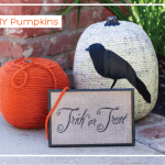 13 DIY Pumpkins yarn and bird