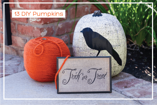 13 DIY Pumpkins For Your Home