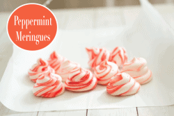 peppermint meringues cookies