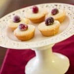 white chocolate eggnog tartlets