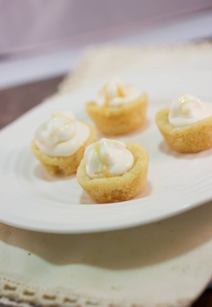 mini orange creamsicle cheesecake bites