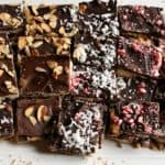 chocolate almond shortbread