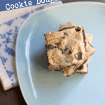 plate of dark chocolate brownie, cookie dough brownie, brownie recipes