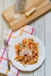 skinny penne all vodka, penne all vodka,