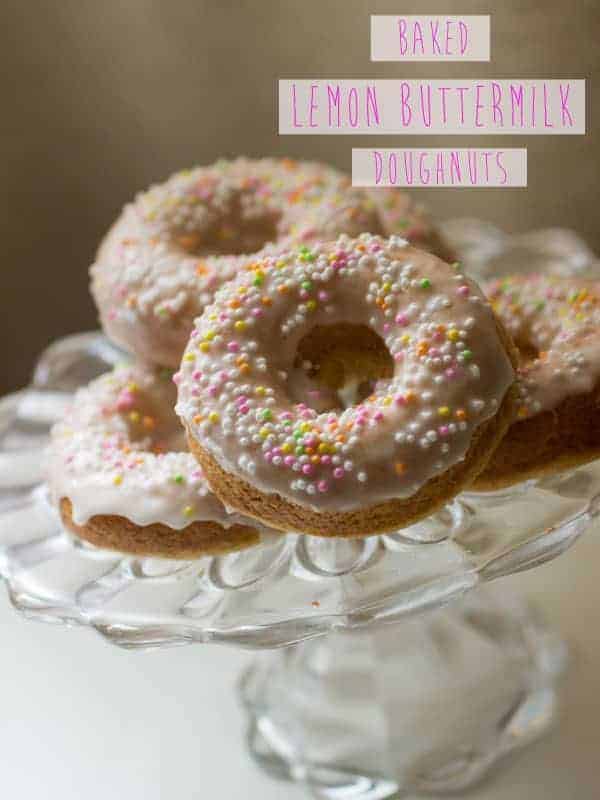 Baked Lemon Buttermilk Donuts