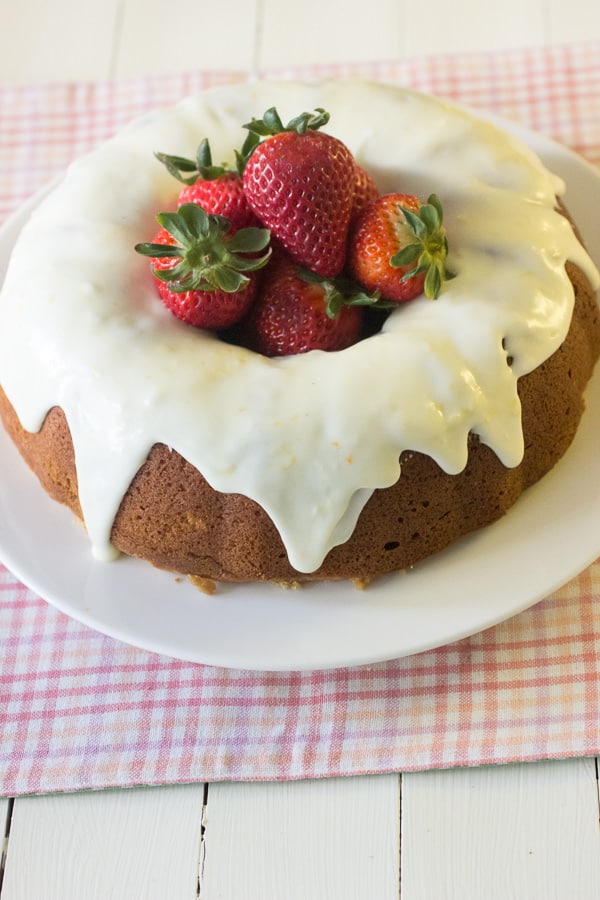 Strawberry Lemon Bundt Cake - Home Cooking Adventure