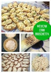 mexican corn bruschetta