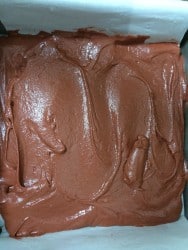 red velvet brownie layer