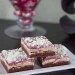 red velvet white chocolate truffle bars