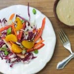 Slaw with Peanut Dressing