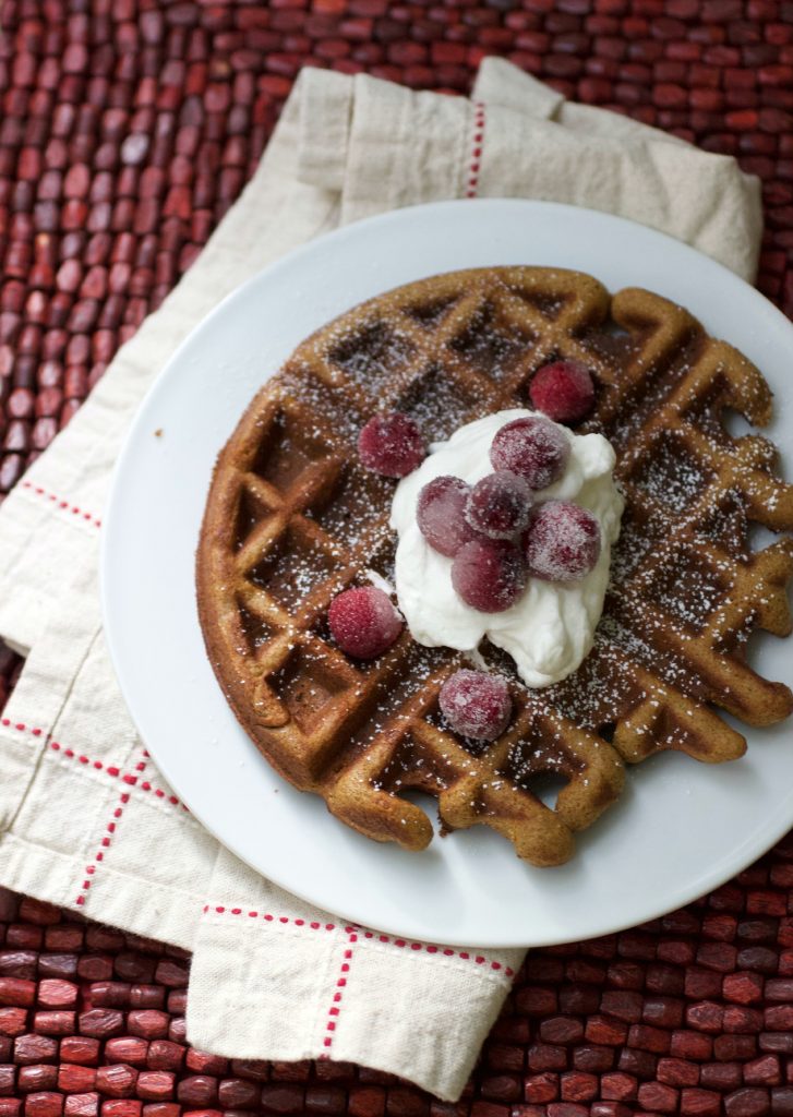 Gingerbread Waffles