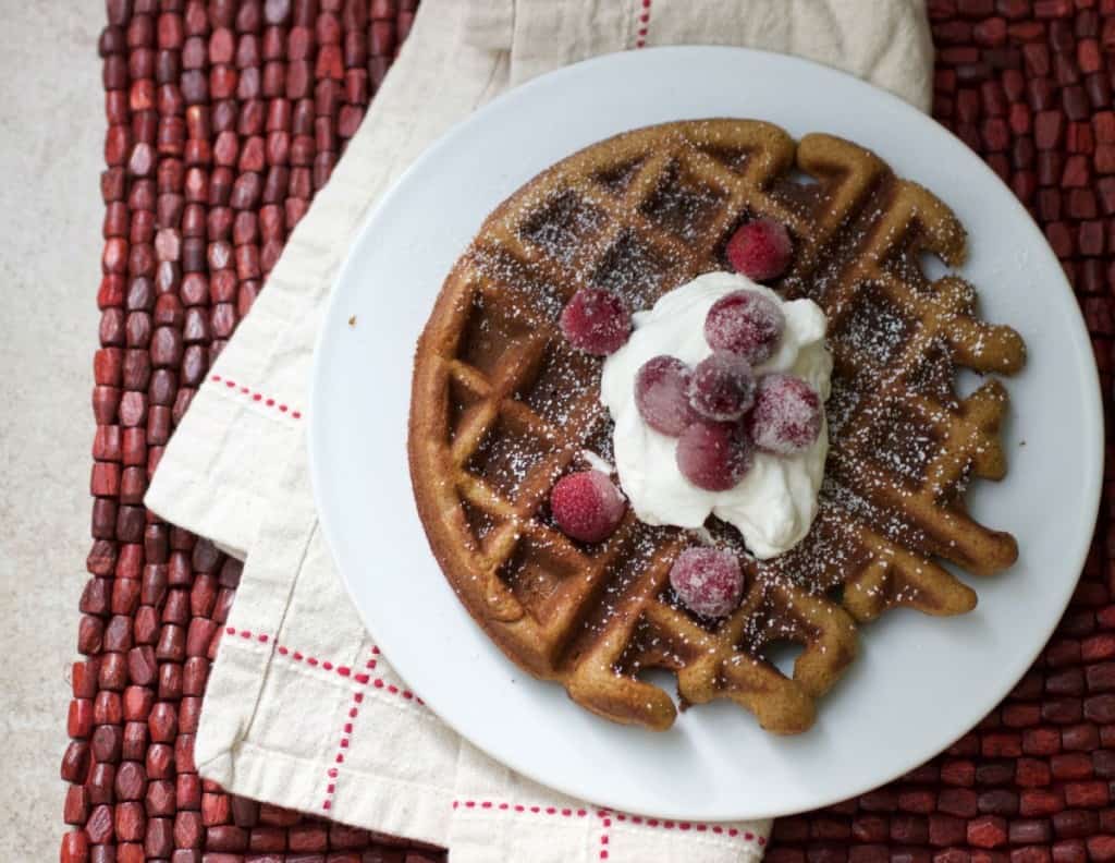 Gingerbread Waffles 2