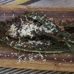 Crispy Kale Parmesan Salad with Lemon Vinaigrette