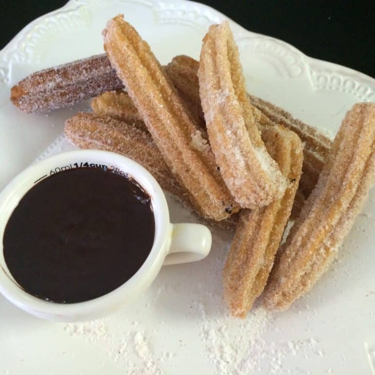Churros with Mexican Hot Chocolate