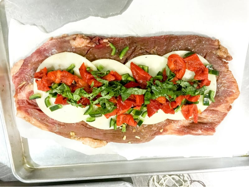 Italian stuffed flank clearance steak