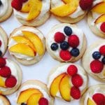 sugar cookie fruit tarts