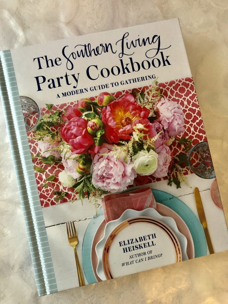 Copy of the Souther Living Cookbook on a table.