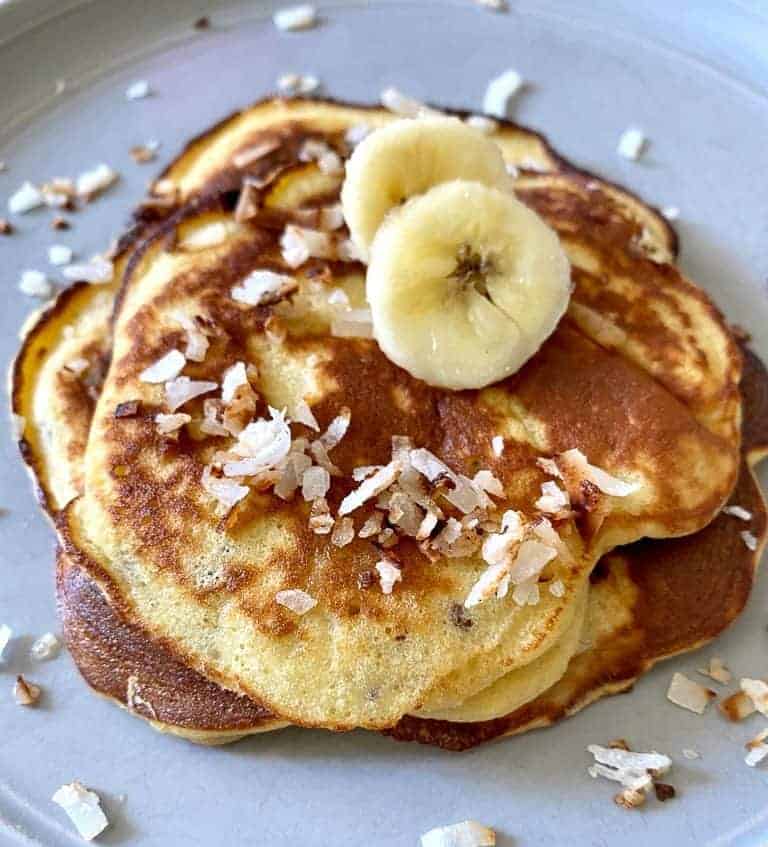 Banana Protein Powder Pancakes - The Healthy Maven